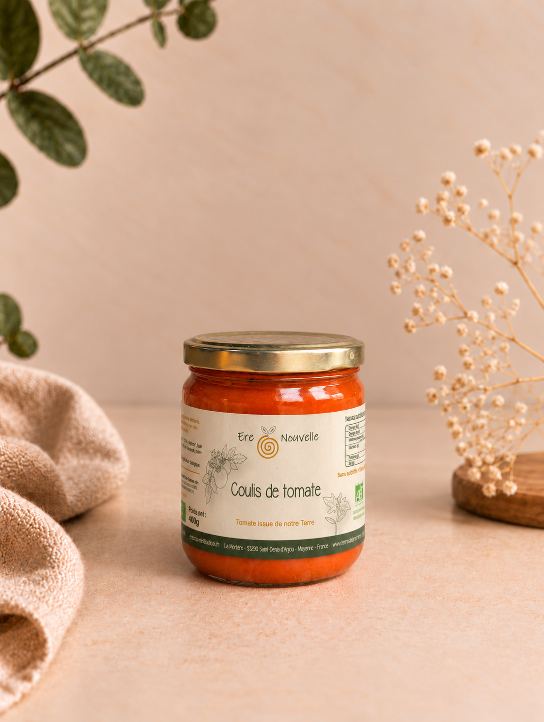 COULIS DE TOMATE - 400g
