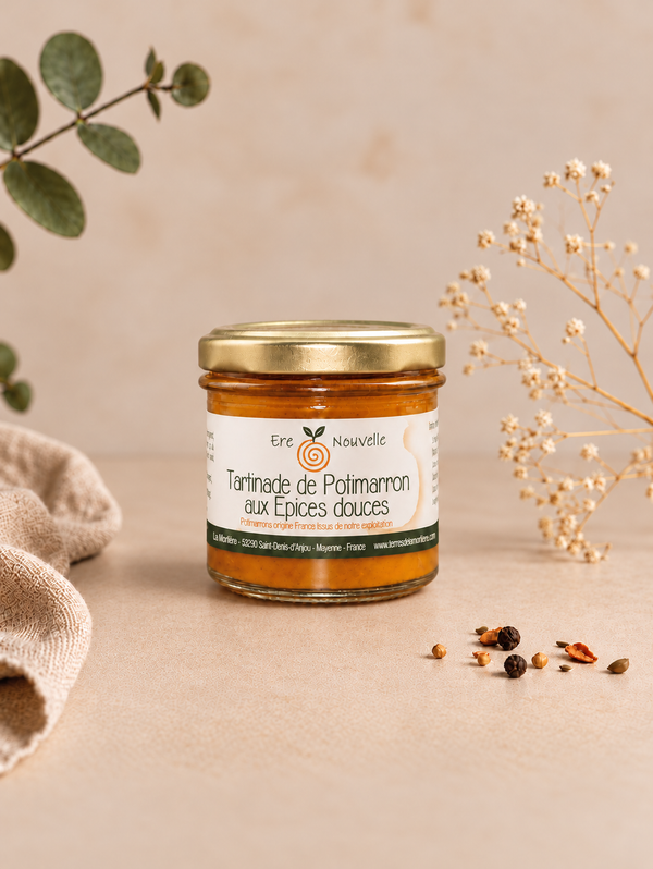 TARTINADE DE POTIMARRON AUX EPICES DOUCES - 100g